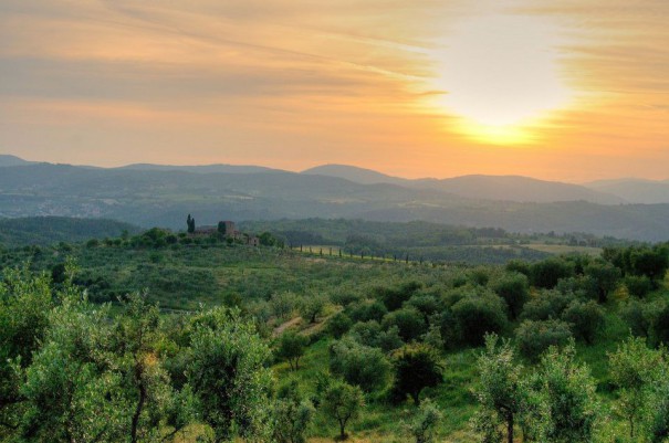 Landschaft bei Regello