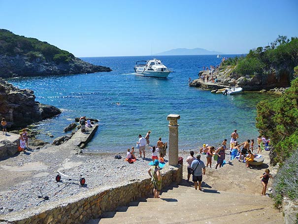 Strand auf der Insel Giannutri