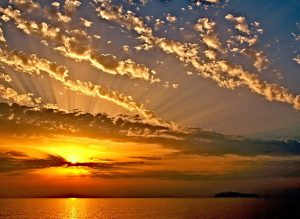 Sonnenuntergang auf Gorgona