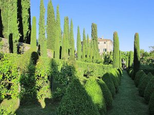 Garten in Sovicille in Montagnola Senese