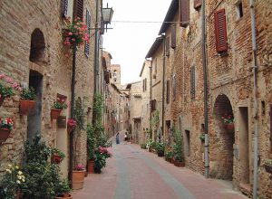 Gasse in Casole d'Elsa