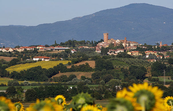 Panoramablick über Marciano della Chiana