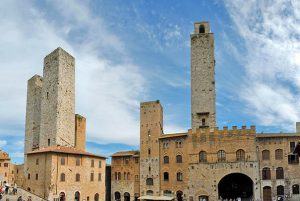 Ansicht in San Gimignano