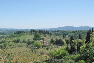 Landschaft im Val d'Elsa