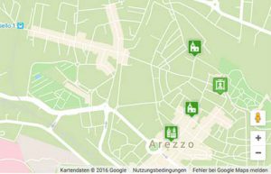 Karte von Arezzo