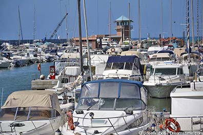 Der Jachthafen in Marina di Grosseto