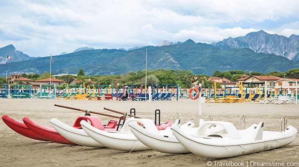 Strand in Forte dei Marmi