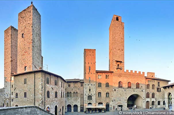 San Gimignano mit den Geschlechtertürmen