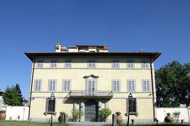 Die Villa Arceno in Castelnuovo Beradenga