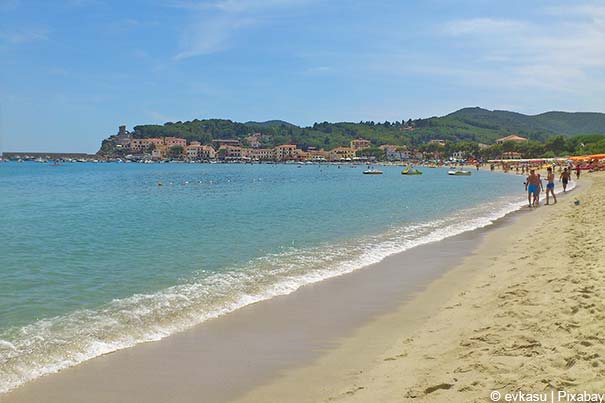 Strand auf Elba