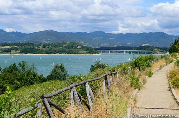 Der Lago di Bilancino im Mugello