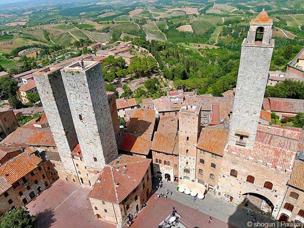 „Geschlechtertürme“ in San Gimignano