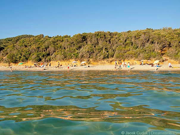 Das idyllische Örtchen Scarlino verfügt über eigenen Strand.