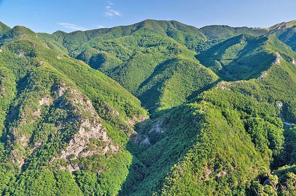 Tal bei Fornovolasco in der Garfagnana