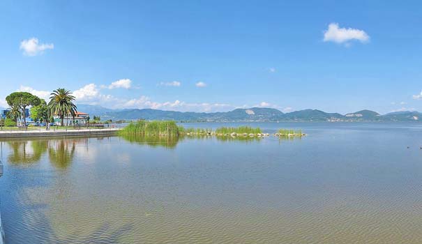 Der Lago di Massaciùccoli bei Massarosa