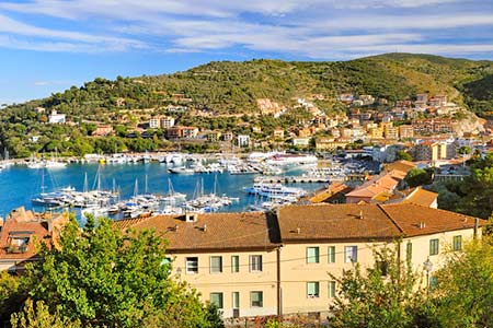 Ferienhäuser mit Meerblick in Porto Santo Stefano