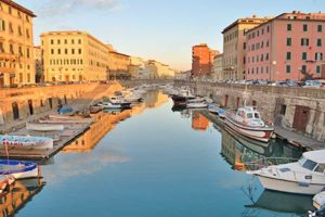 Stadtpanorama von Livorno