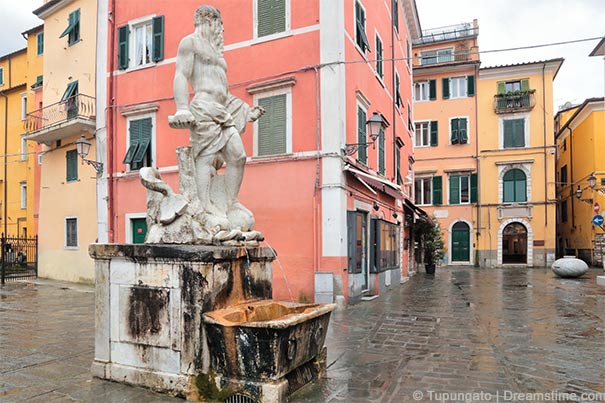 Marmorstatue in Carrara