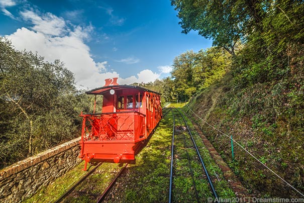 Bergbahn in Montecatini Terme