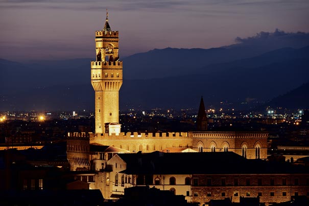 Sehenswerte in Florenz - Palazzo Vecchio und Arnolfo-Turm