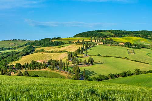 Toskana Hügellandschaft